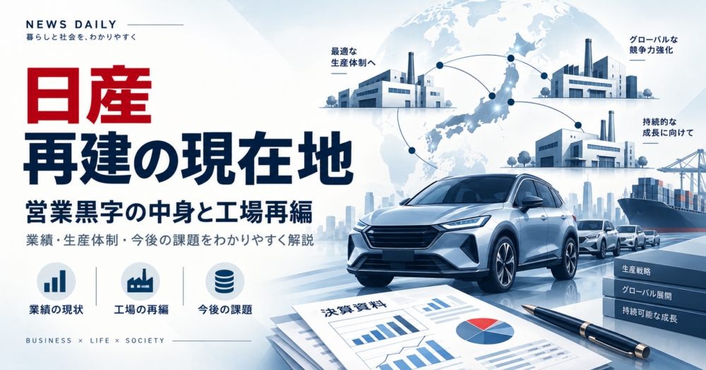 日産再建の現在地のイメージ